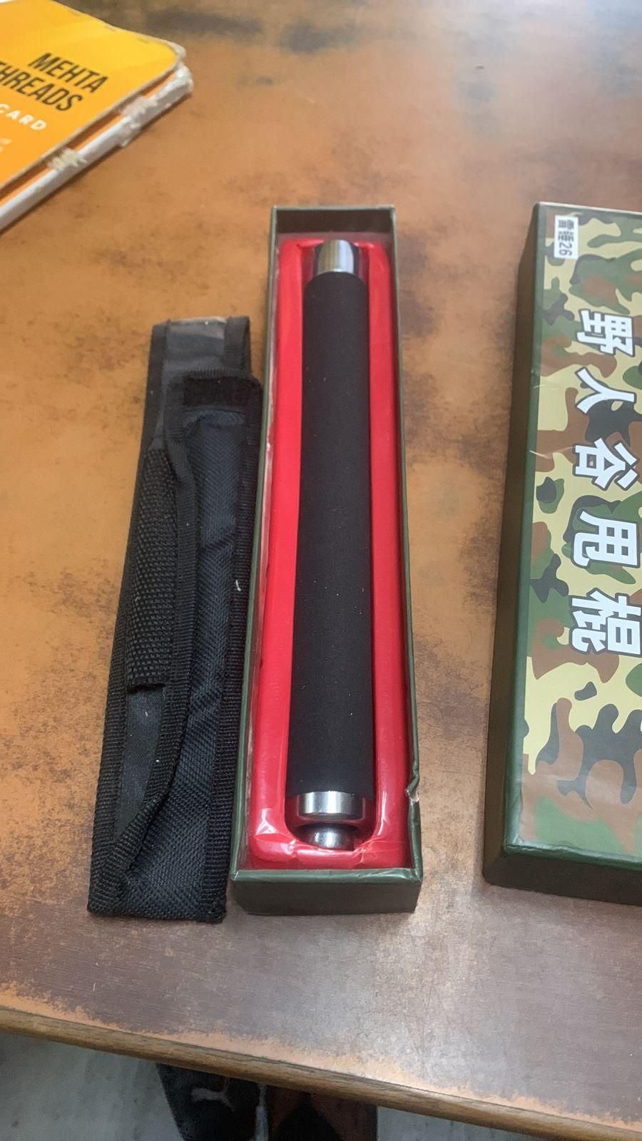 PREMIUM METAL SELF DEFENCE STICK (Heavy Metal and Extendable)